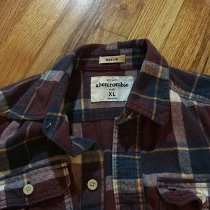 Boys Abercrombie plaid shirt